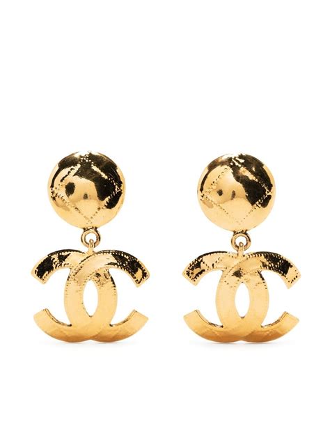 chanel earrings pearl price|second hand chanel earrings.